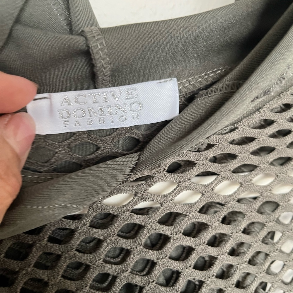 Active Domino Fashion Mesh Top